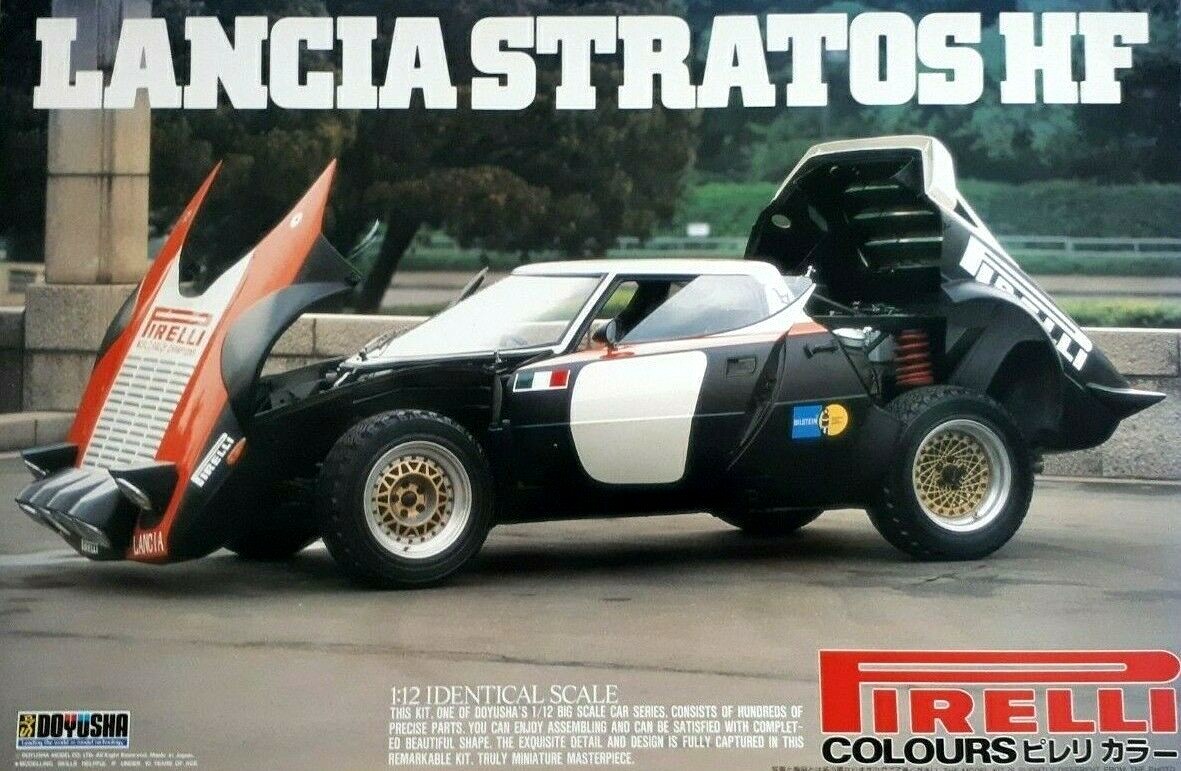 貴重！童友社Lancia Stratos HF 1/12スケール Lancia STRATOS HF Alitalia SAFARI TYPE DOYUSHA 1:12