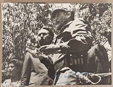 FIDEL CASTRO RUZ SIGNED AUTOGRAPH SP PORTRAIT 1980s VINTAGE ORIGINAL Photo S1
