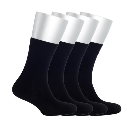 Cosyfeel® Women Crew Dress Socks 4-Pack Cotton Material Durable Seamless Toe - Picture 9 of 80