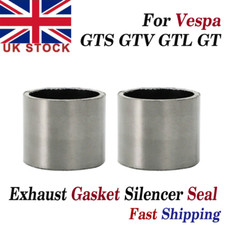 2X Exhaust Gasket for Vespa GTS, GTV, IE, GT, S Super 125 250, 300 Silencer Seal