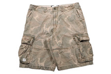 Y2K VTG Levi's Cargo Shorts Army Camo Grunge Baggy Men's 38 Skater Utility