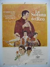 MOVIE POSTER: LA SOTANA DEL REO-COOL-1979-VINTAGE-MEXICAN ONE SHEET VG