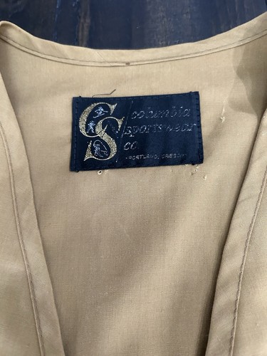 Vintage Columbia Sportswear Hunting/Shooting Vest Men’s Size L - Picture 2 of 11