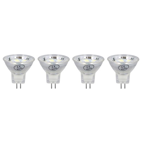 Cold White Light 4Pcs MR11 LED Bulb 3W 300lm Bulb With 9 Beads Double Pin - Picture 4 of 12