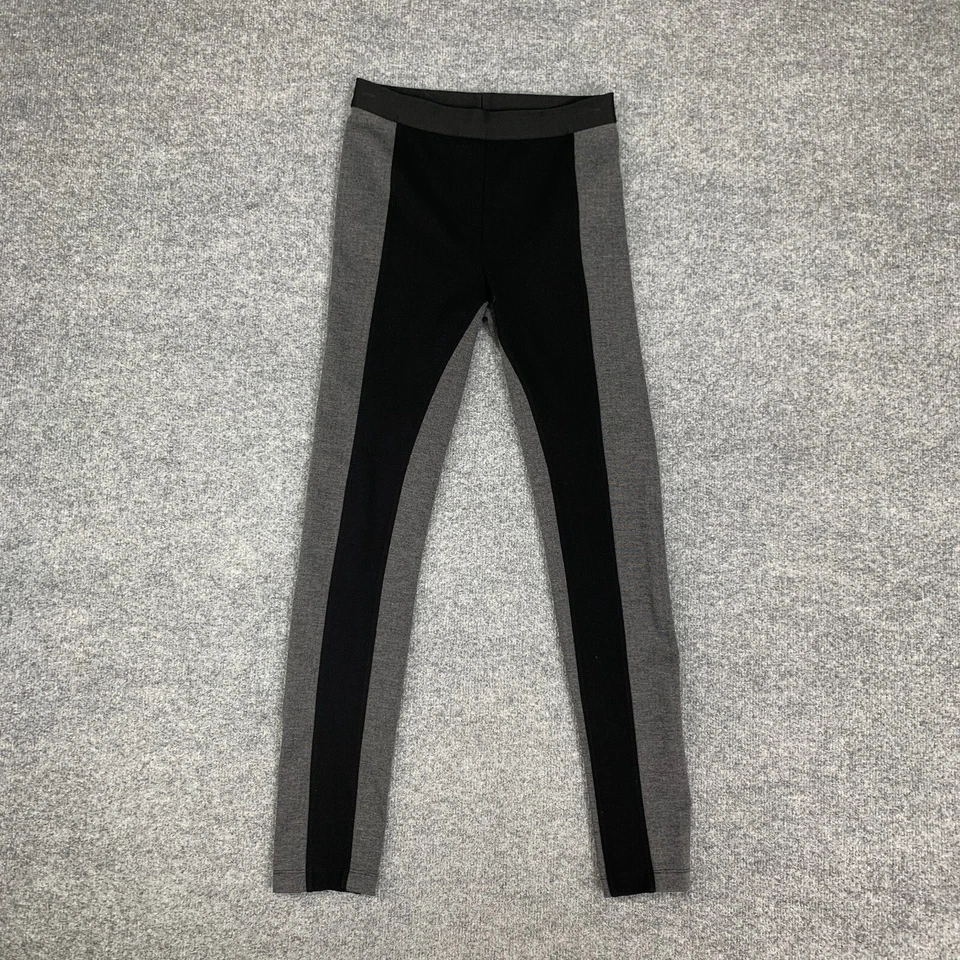 Legging BCBG Maxazria para mujer XS extra pequeño negro gris Sasha elástico Foto 2 de 4