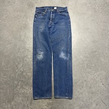 VTG 90s Levi s 501xx Denim Jeans Pants Size 32x33 Blue USA Y2K 501 Button Fly