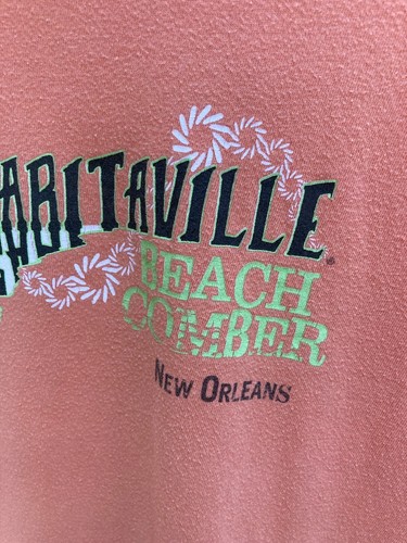 Jimmy Buffett Margaritaville Beach Comber, New Orleans, T-shirt, sm/orange, cute - Picture 5 of 9