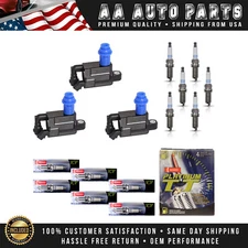 3 Ignition Coil & 6 Denso Platinum Spark Plug for Lexus GS300 IS300 3.0L UF228
