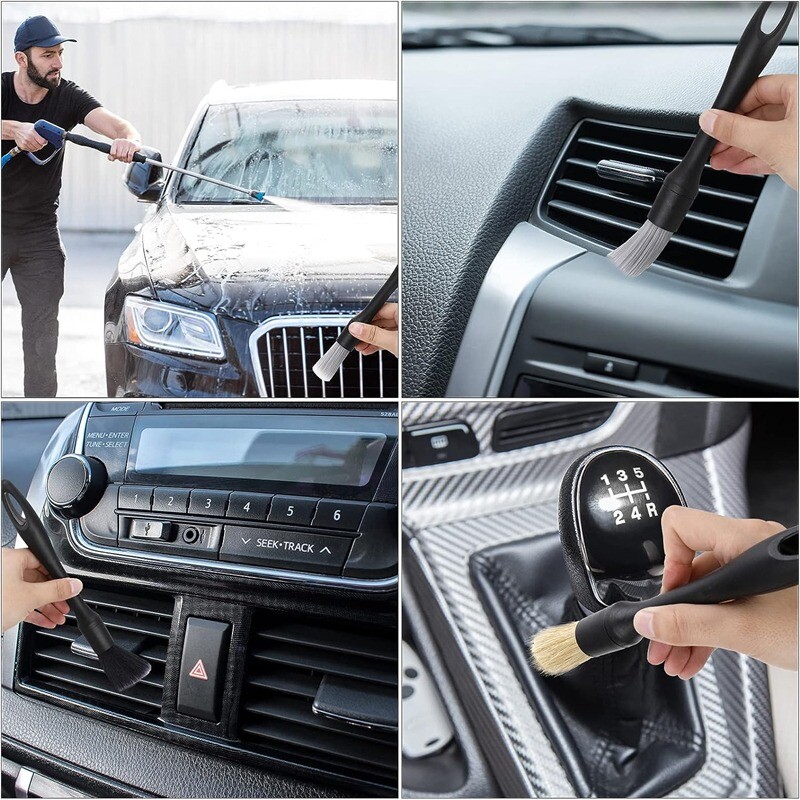 Adam's Polishes Mini Cockpit Detailing Brush - Soft Nylon Brush For Car Interior, Leather, Upholstery - View #3