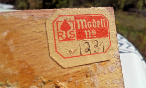 ALTES RS MODELL 1231 DR. SPITALER CREGLINGEN FELD BRUNNEN DIORAMA HOLZ CA. 1949 - Bild 5 von 5