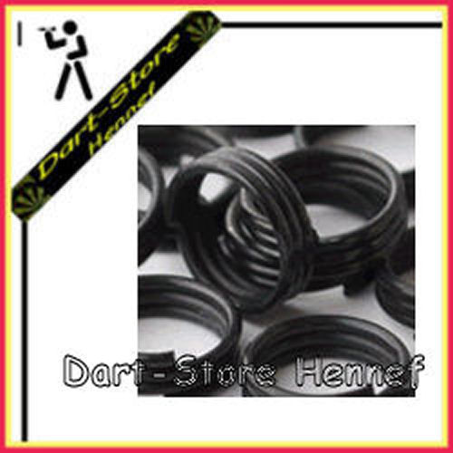 10 Stück Federringe Slot-Lock-Ringe, SCHWARZ - Picture 1 of 1