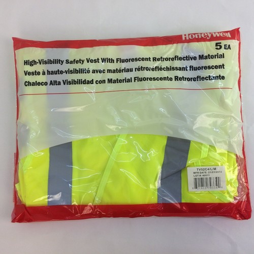 Honeywell Safety High Visibility 100% Mesh Polyester, Reflective Materials, Vest - Picture 15 of 16