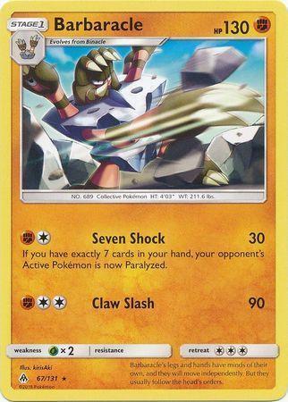 Barbaracle 67/131  in Portuguese Forbidden Light Pokémon TCG - Picture 1 of 1