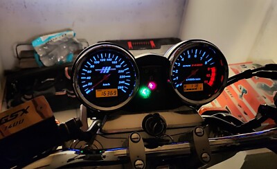 Suzuki GSX 1400 Glow Gauge Plasma Dials Speedometer Shift