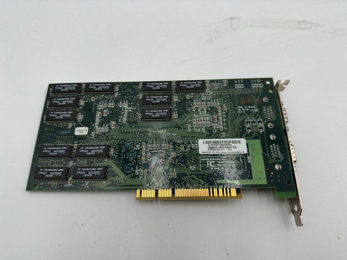 RARE LOT Voodoo 3DFX Diamond Monster 3d II PCI 12MB & 8MB + RARE LOT Voodoo 3DFX Diamond Monster 3d II PCI 12MB & 8MB +
