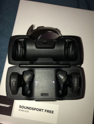Bose SoundSport Free Wireless In-Ear Headphones - Black (774373-0010)  EXCELLENT | eBay