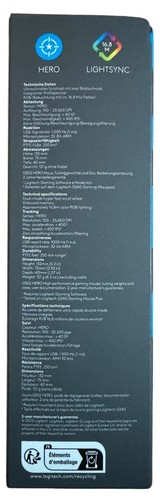 Logitech G502 Hero Sensor 25600 DPI USB Gaming Maus Optisch Schwarz NEU OVP - Bild 5 von 6