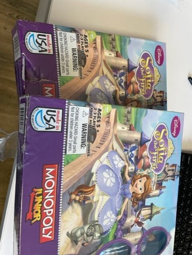 Disney Monopoly Junior Sofia The First Board Game (Damaged Box) - Picture 2 of 5