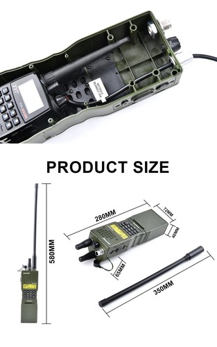 Tactical Radio Case Antenna Walkie Package Talkie - Zdjęcie 14 z 20