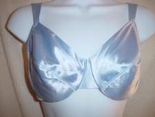 Victorias Secret Vintage Satin Full Coverage Underwire 34B Fresh Blue NWOT