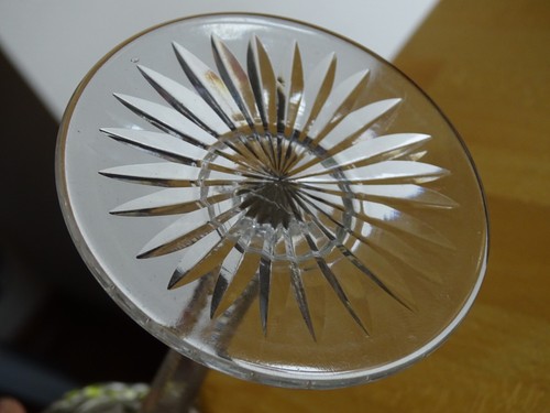ST LOUIS ANCIEN GRAND VERRE A VIN COULEUR ROEMER CRISTAL FANTAISIE JAUNE 22,2 cm - Picture 9 of 11