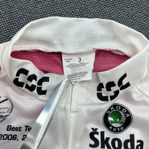 Camiseta deportiva de ciclismo CSC Skoda Team para hombre talla 3 CRAFT chaleco cremallera completa chaleco sin nivel - Imagen 5 de 9