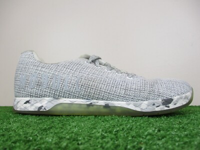 Nobull Superfabric Shoes Mens 12.5 Grey Trainer Weightlifting Gym Workout Low
