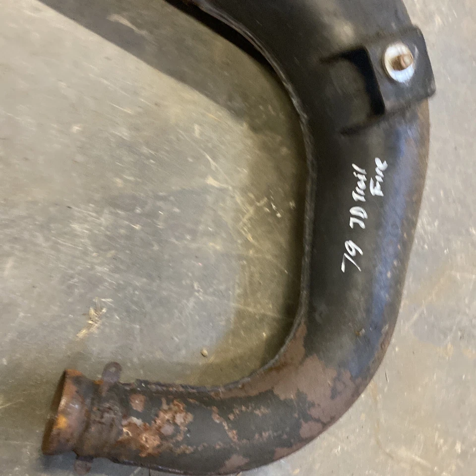 Silenciador de escape de motor de moto de nieve John Deere Trailfire 1979 vintage bueno Foto 2 de 4