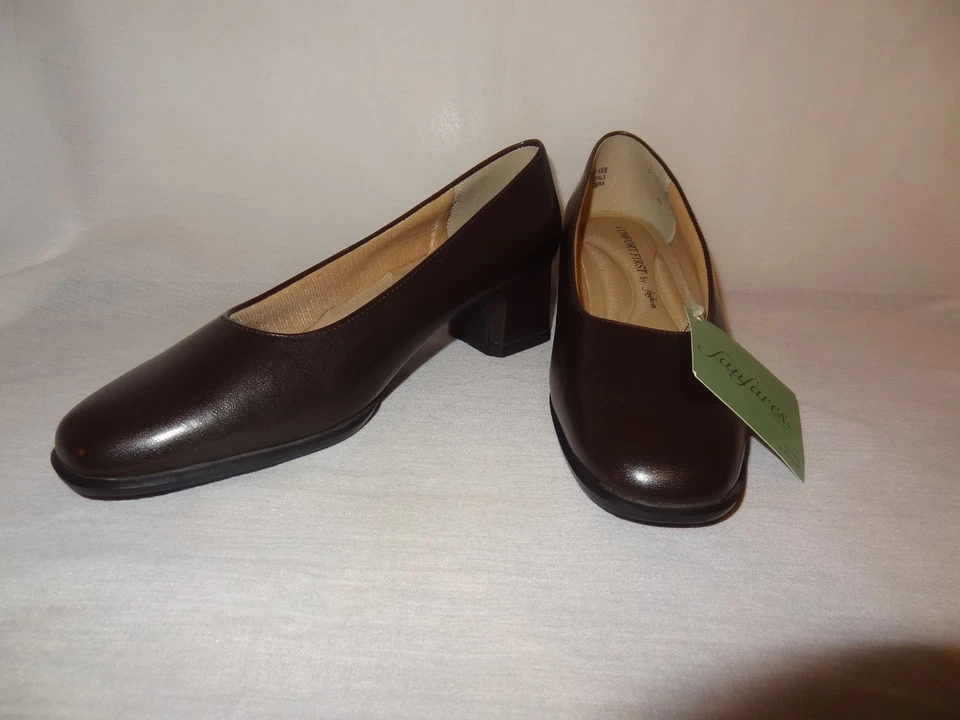 Farfares Comfort First Pumps Heels Shoes Brown Women Size 6.5 Mary Ann Slip On - Image 3 of 4