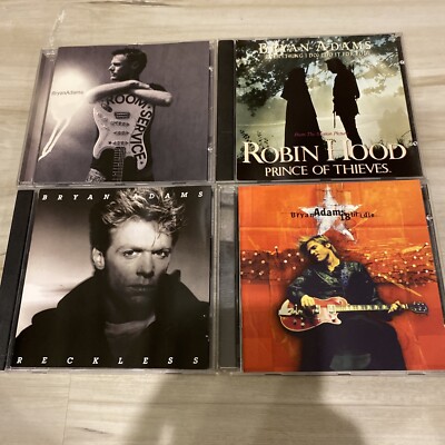 Bryan Adams  4 CD LOT Room Service 18 Til I Die Reckless Everything I Do I Do It