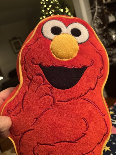 SESAME STREET Elmo Rojo Cuna Almohada Cuerpo Completo 17" Peluche Muñeca De Colección 1990 - Imagen 2 de 3