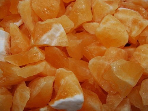 1000 Carat Lots of Unsearched Natural Orange Calcite Rough + a FREE Faceted Gem - Picture 6 of 6