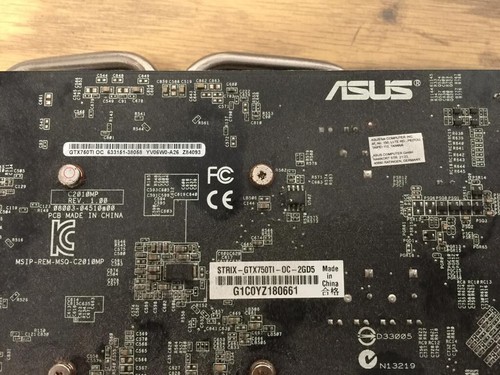 GPU ASUS GTX750TI-0C-2GD5 - Photo 2 sur 3