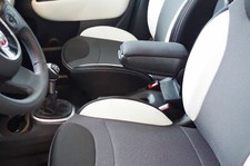 FIAT 500L / TREKKING / LIVING MITTELARMLEHNE PASSFORM ARMLEHNE TEXTIL SCHWARZ