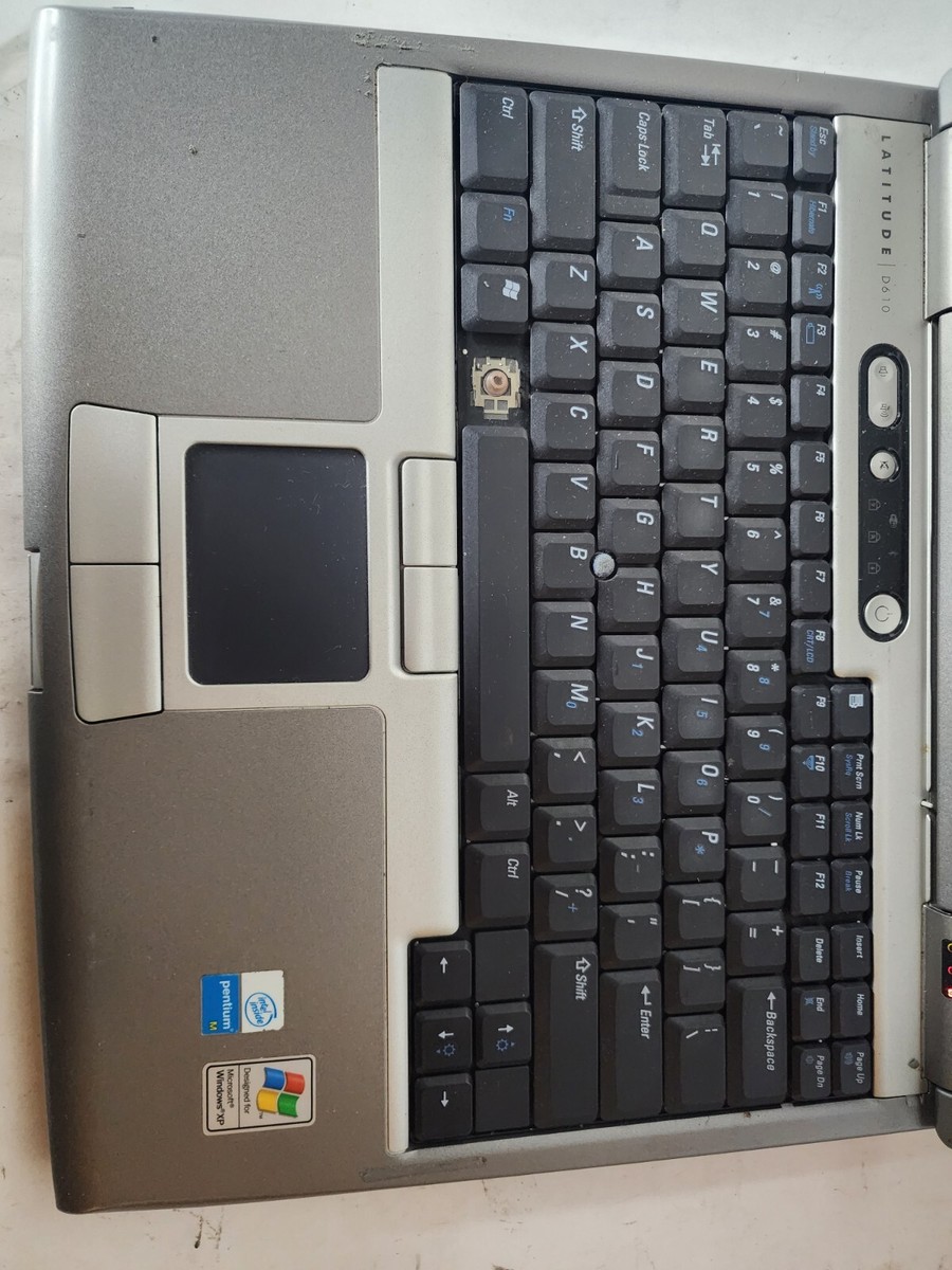 Dell Latitude D610 ノートPC 【中古品】 Dell Laptop Latitude D610 Model PP11L 80GB HDD Pentium M Tested