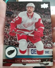 2017-18 17-18 Upper Deck UD Series 1 Base #68 Luke Glendening Detroit Red Wings