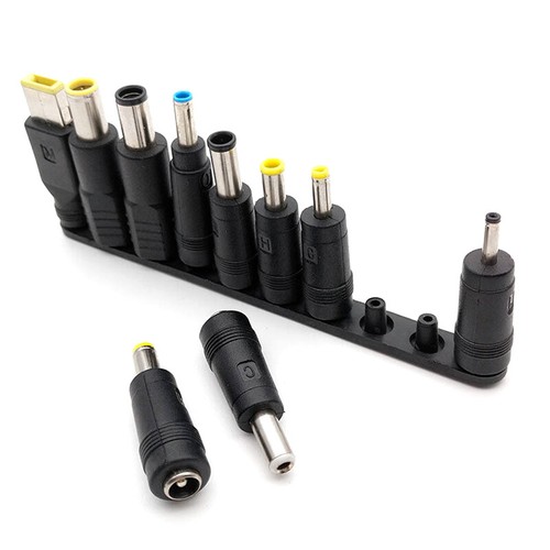 Tips Universal Jack DC 5.5x2.1mm Connectors Charger Converters Laptop Adap j BI - Afbeelding 3 van 9