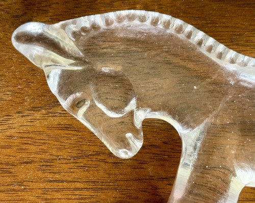 Kosta Boda Zoo 1975 Diligent Donkey Figurine Bertil Vallien MCM Art Glass Rare - Picture 6 of 10