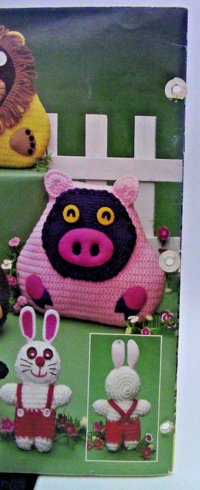 The Friendly Kingdom Crochet Craft Leaflet Vintage 1984 Leisure Arts #1008 - Image 4 of 4