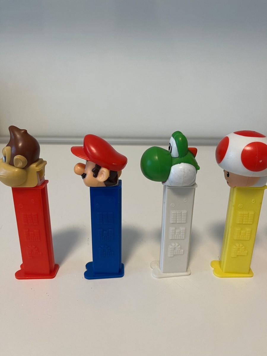 PEZ Nintendo Super Mario Bros Set of 5 Mario Tod Donkey Kong Yoshi Princess Peac View 6