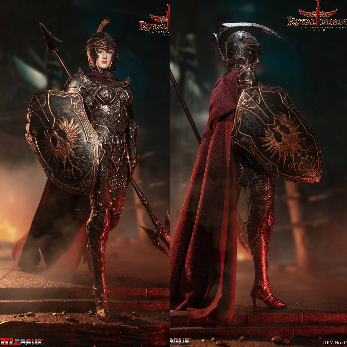 TBLeague Royal Defender Black Knight Ver. 1/6 Scale Female