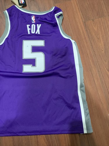 Nike NBA De'Aaron Fox Sacramento Kings Swingman Icon Edition Jersey Men Sz 52 XL - 第 5/6 張圖片