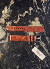 michele watch leather band Genuine Alligator MS16AN010278 Brand New With Tags