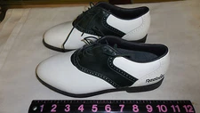 Reebok  Black/White Golf Shoes Size 7 1/2