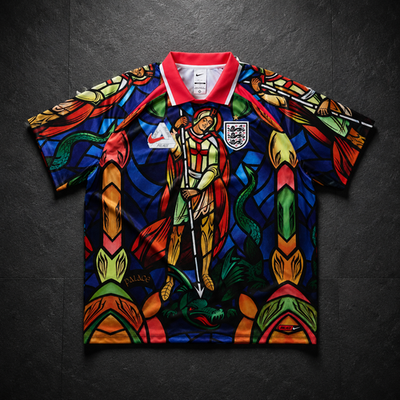Palace x Nike England Dri-Fit Jersey Bright Crimson Men's Size M
