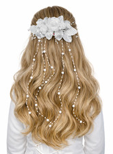 Kommunion Kopfschmuck Haarschmuck  Haargesteck zum Kommunionkleid *29