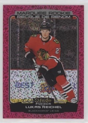 2022-23 O-Pee-Chee Platinum Violet Pixels /299 Lukas Reichel #205 Rookie RC 1h46