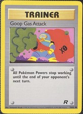 Goop Gas Attack Pokemon Team Rocket TCG Card 78/82 Vintage 2000