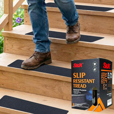 Stair Treads Non-Slip Outdoor Grip Tape, 12-Pack, 6 X 30 Pre-Cut anti Slip Tap