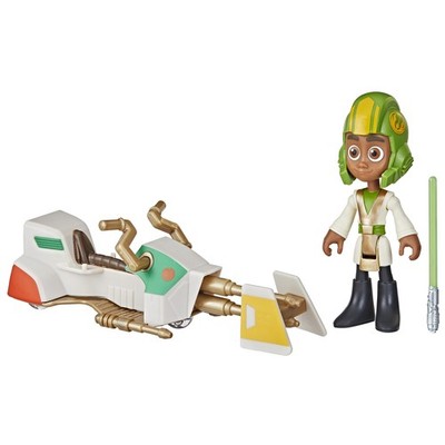 Star Wars Kai Brightstar Figur & Speeder Bike, Skala: 10 cm, Action-Figur & Fahr